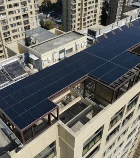 浙江省宁波市小区20KW发电玻璃阳光棚